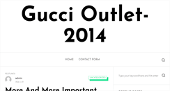 Desktop Screenshot of guccioutlet-2014.com