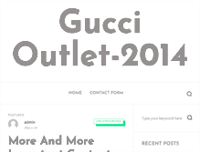 Tablet Screenshot of guccioutlet-2014.com